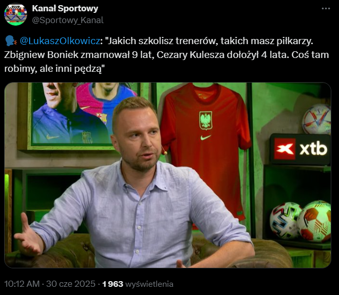 Łukasz Olkowicz MOCNO o kadencjach Bońka i Kuleszy O.o